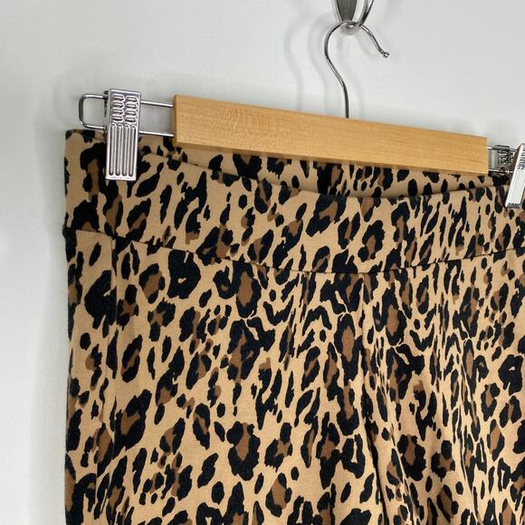 Torrid Tan Brown Cheetah Animal Print Biker Shorts Womens Size 0 Large - Picture 5 of 7